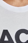 Essentials Jjecorp Pamuklu Slim Fit Bisiklet Yaka Erkek T Shirt 12151955 BEYAZ-BEYAZ
