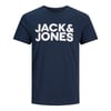Essentials Jjecorp Pamuklu Slim Fit Bisiklet Yaka Erkek T Shirt 12151955 LACİVERT