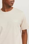 Essentials Jjecorp Pamuklu Slim Fit Bisiklet Yaka Erkek T Shirt 12151955 AÇIK BEJ