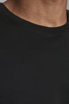 Essentials Jjecorp Pamuklu Slim Fit Bisiklet Yaka Erkek T Shirt 12151955 SİYAH
