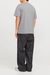 Essentials Jjecorp Pamuklu Slim Fit Bisiklet Yaka Erkek T Shirt 12151955 GRİ