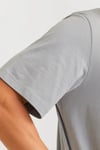 Essentials Jjecorp Pamuklu Slim Fit Bisiklet Yaka Erkek T Shirt 12151955 GRİ