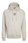 Essentials Jjecosmo Kapüşonlu Regular Fit Erkek Sweat 12233979 AÇIK GRİ