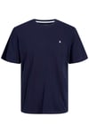 Essentials Jjepaulos Pamuklu Bisiklet Yaka Erkek T Shirt 12245087 LACİVERT