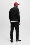 Essentials Jjesoho Pamuklu Regular Fit Bisiklet Yaka Erkek Sweat 12278791 SİYAH