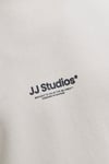 Essentials Jjesoho Pamuklu Regular Fit Bisiklet Yaka Erkek Sweat 12278791 TAŞ