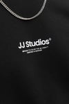 Essentials Jjesoho Pamuklu Regular Fit Bisiklet Yaka Erkek Sweat 12278791 SİYAH