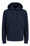 Essentials Jjestar Kapüşonlu Cepli Relaxed Fit Erkek Sweat 12233972 KOYU LACIVERT