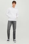 Essentials Jjestar Kapüşonlu Cepli Relaxed Fit Erkek Sweat 12233972 BEYAZ
