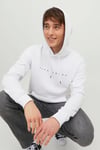 Essentials Jjestar Kapüşonlu Cepli Relaxed Fit Erkek Sweat 12233972 BEYAZ