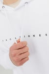 Essentials Jjestar Kapüşonlu Cepli Relaxed Fit Erkek Sweat 12233972 BEYAZ