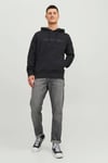 Essentials Jjestar Kapüşonlu Cepli Relaxed Fit Erkek Sweat 12233972 SİYAH