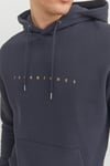 Essentials Jjestar Kapüşonlu Cepli Relaxed Fit Erkek Sweat 12233972 KOYU LACIVERT