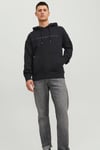 Essentials Jjestar Kapüşonlu Cepli Relaxed Fit Erkek Sweat 12233972 SİYAH