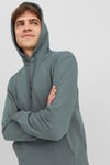 Essentials Jjestar Pamuklu Kapüşonlu Erkek Sweat 12208157 HAKİ