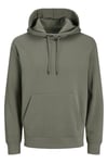 Essentials Jjestar Pamuklu Kapüşonlu Erkek Sweat 12208157 YEŞİL