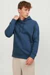 Essentials Jjestar Pamuklu Kapüşonlu Erkek Sweat 12208157 İNDİGO