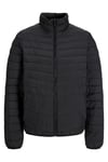 Essentials Jjestate Kapitoneli Regular Fit Dik Yaka Erkek Mont 12256985 SİYAH