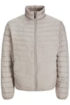 Essentials Jjestate Kapitoneli Regular Fit Dik Yaka Erkek Mont 12256985 BEJ