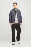 Essentials Jjestate Kapitoneli Regular Fit Dik Yaka Erkek Mont 12256985 ASFALT