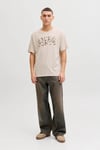 Essentials Logolu Pamuklu Regular Fit Bisiklet Yaka Erkek T Shirt 12288536 TAŞ