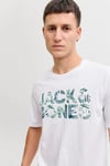 Essentials Logolu Pamuklu Regular Fit Bisiklet Yaka Erkek T Shirt 12288536 BEYAZ