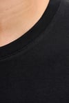 Essentials Logolu Pamuklu Regular Fit Bisiklet Yaka Erkek T Shirt 12288536 SİYAH