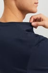 Essentials Pamuklu Slim Fit Bisiklet Yaka Erkek T Shirt 12233999 LACİVERT