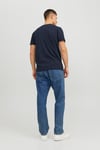 Essentials Pamuklu Slim Fit Bisiklet Yaka Erkek T Shirt 12233999 LACİVERT