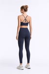 Fashion Friends Çapraz Kemerli Yüksek Bel Dar Paça Kadın Tayt 26Y0710K1 LACİVERT