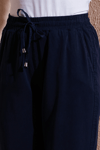 Fashion Friends Comfort Fit Yüksek Bel Düz Paça Bayan Pantolon 25Y0477K1 LACİVERT