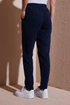 Fashion Friends Comfort Fit Yüksek Bel Düz Paça Bayan Pantolon 25Y0477K1 LACİVERT