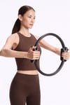 Fashion Friends Crop Fit Bisiklet Yaka Kadın Atlet 26Y0713K1 KAHVE