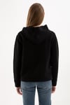 Fashion Friends Fermuarlı Kapüşonlu Polar Bayan Sweat 23K0851K1 SİYAH