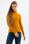 Fashion Friends Fitilli Balıkçı Yaka Bayan Kazak 23K0288K1 HARDAL