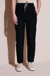 Fashion Friends Pamuklu Relaxed Fit Bayan Pantolon 24Y0250K1 SİYAH