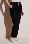 Fashion Friends Pamuklu Relaxed Fit Bayan Pantolon 24Y0250K1 SİYAH