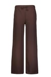 Fashion Friends Pamuklu Relaxed Fit Yüksek Bel Geniş Paça Bayan Eşofman Altı 25K0418K1 KAHVE