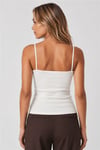 Fashion Friends Regular Fit Yuvarlak Yaka Kadın Atlet 26Y0702K1 EKRU