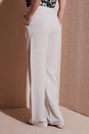 Fashion Friends Wide Leg Yüksek Bel Geniş Paça Bayan Pantolon 25Y0249K1 EKRU