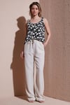 Fashion Friends Wide Leg Yüksek Bel Geniş Paça Bayan Pantolon 25Y0249K1 EKRU