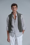 Fast % 100 Keten Comfort Fit Erkek Gömlek 111010624 YEŞİL