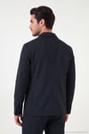 Fermuarlı Klasik Yaka Erkek Ceket CF26W3410981 LACİVERT