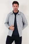 Fitilli Çıtçıtlı Relaxed Fit Erkek Gömlek 5905510 AÇIK GRİ