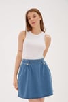 Fitilli Halter Yaka Kadın Atlet 26Y0479K1 BEYAZ