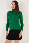 Fitilli Regular Fit Balıkçı Yaka Soft Akrilik Kadın Kazak 4614102 BENETTON