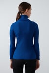 Fitilli Regular Fit Balıkçı Yaka Soft Akrilik Kadın Kazak 4614102 SAKS