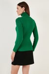 Fitilli Regular Fit Balıkçı Yaka Soft Akrilik Kadın Kazak 4614102 BENETTON