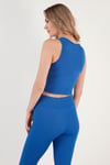 Fitilli Super Crop Örme Kadın Atlet 5865554 SAKS