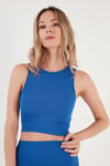 Fitilli Super Crop Örme Kadın Atlet 5865554 SAKS
